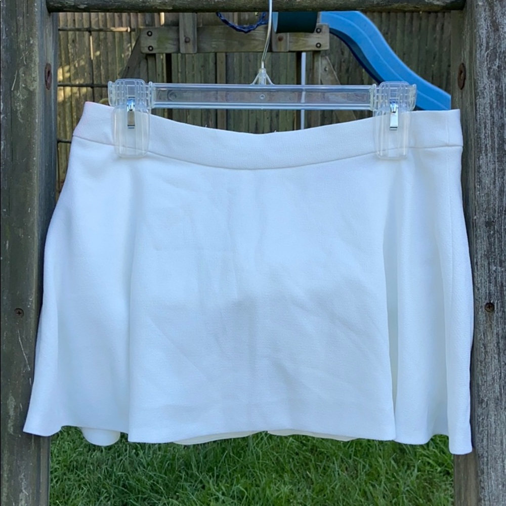 Olivaceous Crepe Ivory Skort